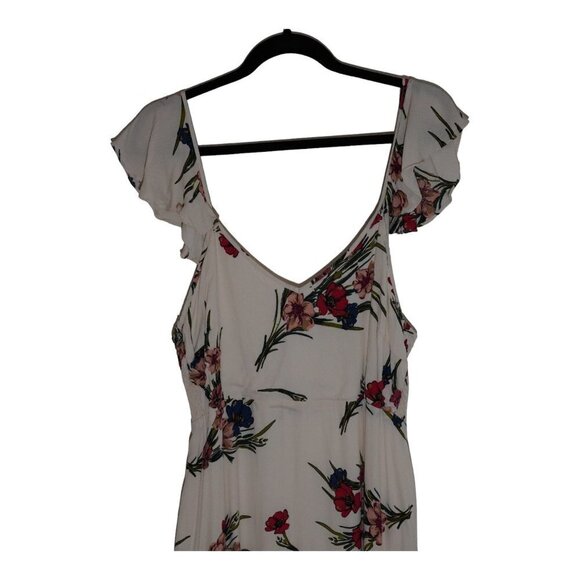 Lulus Take a Bow-quet Blush Floral Print Midi Dress Size XL - Picture 6 of 12